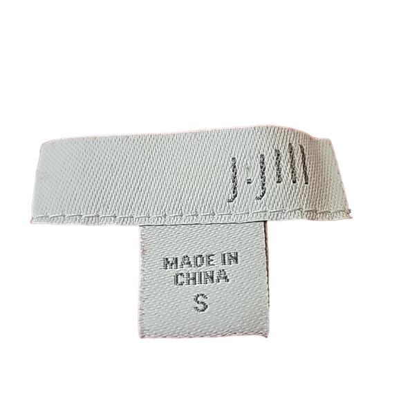 J. Jill Women Sz S Red and Black Wool Blend Crew Neck Grunge Sweater Resort Wear - Picture 4 of 11